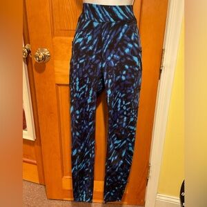 PopFit | Blue Patterned Women's Leggings - Size M